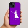 כיסוי בעיצוב אישי עם השם שלך לדגם - Apple iPhone 15 Plus בעיצוב סמוראי