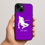 כיסוי בעיצוב אישי עם השם שלך לדגם - Apple iPhone 15 Plus בעיצוב סקי