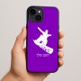 כיסוי בעיצוב אישי עם השם שלך לדגם - Apple iPhone 15 Plus בעיצוב סנובורדיסט