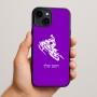 כיסוי בעיצוב אישי עם השם שלך לדגם - Apple iPhone 15 Plus בעיצוב אופנוע שלג