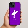 כיסוי בעיצוב אישי עם השם שלך לדגם - Apple iPhone 15 Plus בעיצוב גלישה - גלישה
