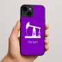כיסוי בעיצוב אישי עם השם שלך לדגם - Apple iPhone 15 Plus בעיצוב באר נפט