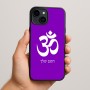 כיסוי בעיצוב אישי עם השם שלך לדגם - Apple iPhone 15 Plus בעיצוב סמל אום