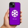 כיסוי בעיצוב אישי עם השם שלך לדגם - Apple iPhone 15 Plus בעיצוב שלג