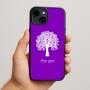 כיסוי בעיצוב אישי עם השם שלך לדגם - Apple iPhone 15 Plus בעיצוב עץ