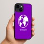 כיסוי בעיצוב אישי עם השם שלך לדגם - Apple iPhone 15 Plus בעיצוב עולם