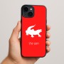כיסוי בעיצוב אישי עם השם שלך לדגם - Apple iPhone 15 Plus בעיצוב תנין
