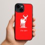 כיסוי בעיצוב אישי עם השם שלך לדגם - Apple iPhone 15 Plus בעיצוב צבי