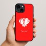 כיסוי בעיצוב אישי עם השם שלך לדגם - Apple iPhone 15 Plus בעיצוב ראש פיל