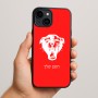 כיסוי בעיצוב אישי עם השם שלך לדגם - Apple iPhone 15 Plus בעיצוב פני פנטרה