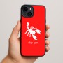 כיסוי בעיצוב אישי עם השם שלך לדגם - Apple iPhone 15 Plus בעיצוב עקרב