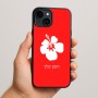 כיסוי בעיצוב אישי עם השם שלך לדגם - Apple iPhone 15 Plus בעיצוב פרח היביסקוס