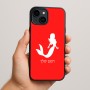 כיסוי בעיצוב אישי עם השם שלך לדגם - Apple iPhone 15 Plus בעיצוב בתולת ים - אישה