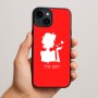 כיסוי בעיצוב אישי עם השם שלך לדגם - Apple iPhone 15 Plus בעיצוב אהבת נשים