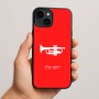 כיסוי בעיצוב אישי עם השם שלך לדגם - Apple iPhone 15 Plus בעיצוב חצוצרה