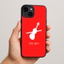 כיסוי בעיצוב אישי עם השם שלך לדגם - Apple iPhone 15 Plus בעיצוב כינור