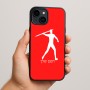 כיסוי בעיצוב אישי עם השם שלך לדגם - Apple iPhone 15 Plus בעיצוב זורק כידון