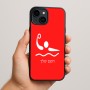 כיסוי בעיצוב אישי עם השם שלך לדגם - Apple iPhone 15 Plus בעיצוב כדור מים אולימפי