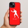 כיסוי בעיצוב אישי עם השם שלך לדגם - Apple iPhone 15 Plus בעיצוב שחקן פינג פונג