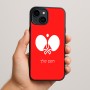 כיסוי בעיצוב אישי עם השם שלך לדגם - Apple iPhone 15 Plus בעיצוב פינג פונג
