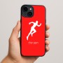 כיסוי בעיצוב אישי עם השם שלך לדגם - Apple iPhone 15 Plus בעיצוב רץ