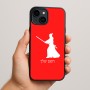 כיסוי בעיצוב אישי עם השם שלך לדגם - Apple iPhone 15 Plus בעיצוב סמוראי