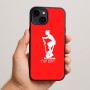 כיסוי בעיצוב אישי עם השם שלך לדגם - Apple iPhone 15 Plus בעיצוב אימון ספינינג - אישה