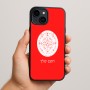כיסוי בעיצוב אישי עם השם שלך לדגם - Apple iPhone 15 Plus בעיצוב לוח שנה אצטקי של המאיה