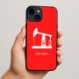 כיסוי בעיצוב אישי עם השם שלך לדגם - Apple iPhone 15 Plus בעיצוב באר נפט