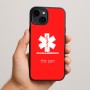 כיסוי בעיצוב אישי עם השם שלך לדגם - Apple iPhone 15 Plus בעיצוב חובש