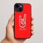 כיסוי בעיצוב אישי עם השם שלך לדגם - Apple iPhone 15 Plus בעיצוב יד סלע