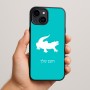 כיסוי בעיצוב אישי עם השם שלך לדגם - Apple iPhone 15 Plus בעיצוב תנין