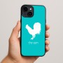 כיסוי בעיצוב אישי עם השם שלך לדגם - Apple iPhone 15 Plus בעיצוב תרנגול