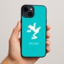 כיסוי בעיצוב אישי עם השם שלך לדגם - Apple iPhone 15 Plus בעיצוב צפרדע טרופית
