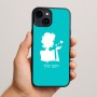 כיסוי בעיצוב אישי עם השם שלך לדגם - Apple iPhone 15 Plus בעיצוב אהבת נשים