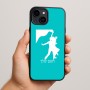 כיסוי בעיצוב אישי עם השם שלך לדגם - Apple iPhone 15 Plus בעיצוב אישה רוקדת עם גבר