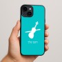 כיסוי בעיצוב אישי עם השם שלך לדגם - Apple iPhone 15 Plus בעיצוב כינור