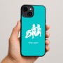 כיסוי בעיצוב אישי עם השם שלך לדגם - Apple iPhone 15 Plus בעיצוב מזלות - תאומים