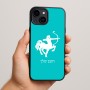 כיסוי בעיצוב אישי עם השם שלך לדגם - Apple iPhone 15 Plus בעיצוב מזלות - קשת