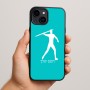 כיסוי בעיצוב אישי עם השם שלך לדגם - Apple iPhone 15 Plus בעיצוב זורק כידון