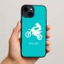 כיסוי בעיצוב אישי עם השם שלך לדגם - Apple iPhone 15 Plus בעיצוב מוטוקרוס