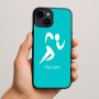 כיסוי בעיצוב אישי עם השם שלך לדגם - Apple iPhone 15 Plus בעיצוב רצים אולימפיים