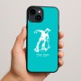 כיסוי בעיצוב אישי עם השם שלך לדגם - Apple iPhone 15 Plus בעיצוב ילד סקייטבורד