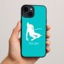 כיסוי בעיצוב אישי עם השם שלך לדגם - Apple iPhone 15 Plus בעיצוב סקי