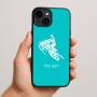 כיסוי בעיצוב אישי עם השם שלך לדגם - Apple iPhone 15 Plus בעיצוב אופנוע שלג