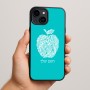 כיסוי בעיצוב אישי עם השם שלך לדגם - Apple iPhone 15 Plus בעיצוב הדפס תפוח