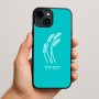 כיסוי בעיצוב אישי עם השם שלך לדגם - Apple iPhone 15 Plus בעיצוב חיטה גלית זהב