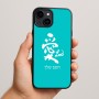 כיסוי בעיצוב אישי עם השם שלך לדגם - Apple iPhone 15 Plus בעיצוב אהבה באותיות יפניות