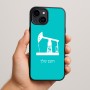 כיסוי בעיצוב אישי עם השם שלך לדגם - Apple iPhone 15 Plus בעיצוב באר נפט