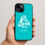 כיסוי בעיצוב אישי עם השם שלך לדגם - Apple iPhone 15 Plus בעיצוב סנטה קלאוס